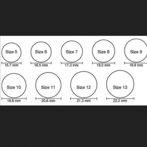 NEW.Silver Boho Rings Turquoise 9 piece set. - Picture 5 of 5